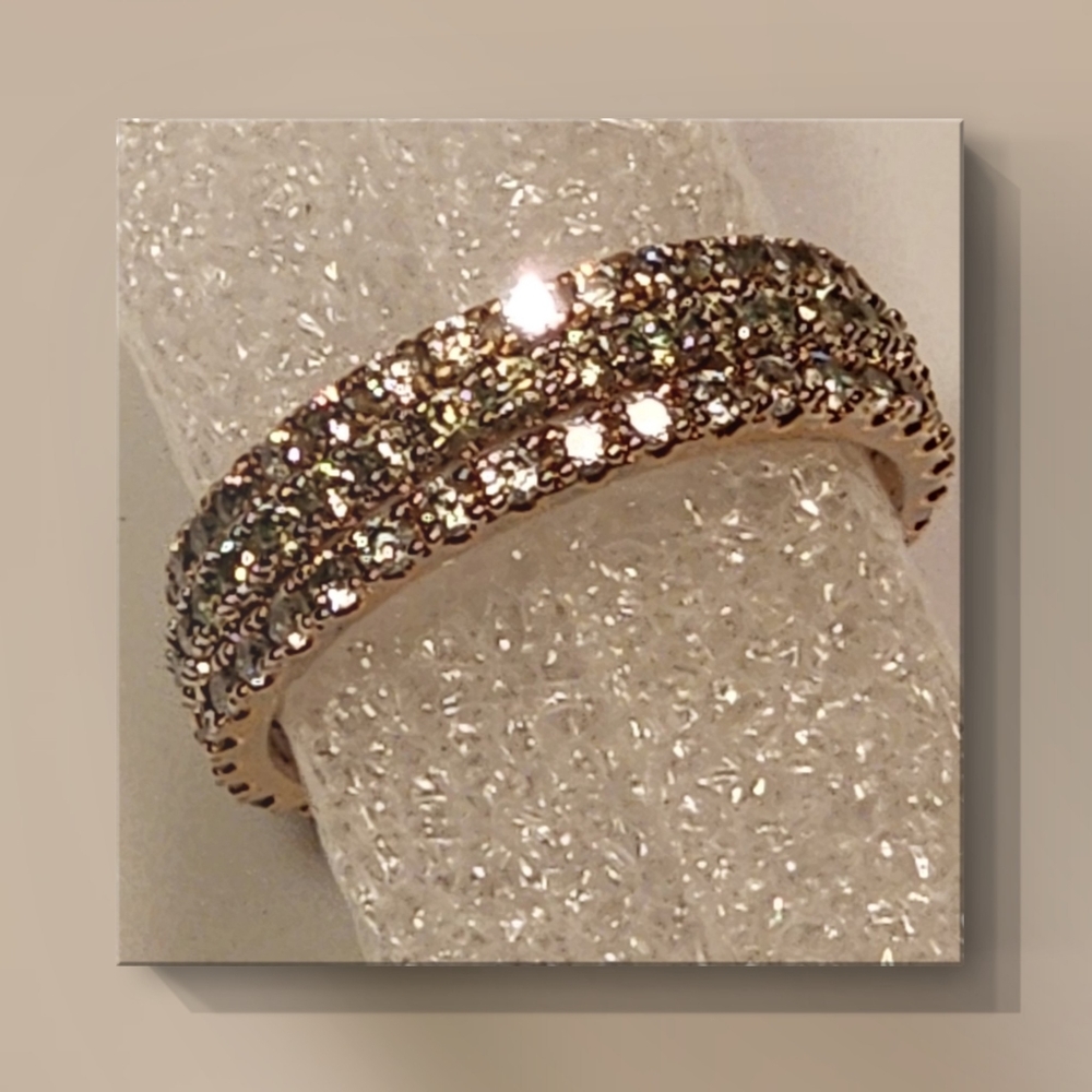 Crystal Rhinestone Ring Stack - image 1